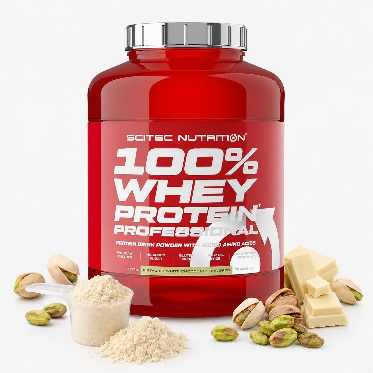 Scitec Nutrition 100% Whey Protein Professional 2,35 kg Molkenproteinpulver