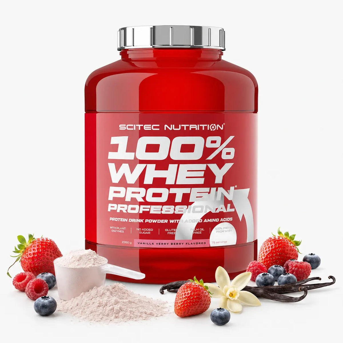 Scitec Nutrition 100% Whey Protein Professional 2,35 kg Molkenproteinpulver