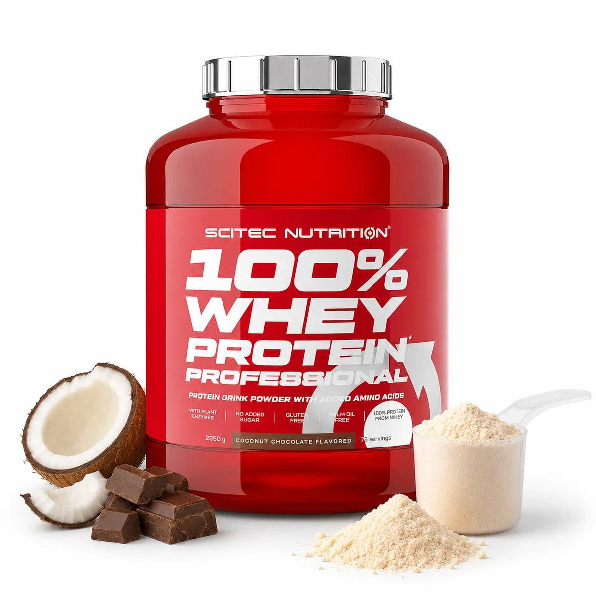 Scitec Nutrition 100% Whey Protein Professional 2,35 kg Molkenproteinpulver