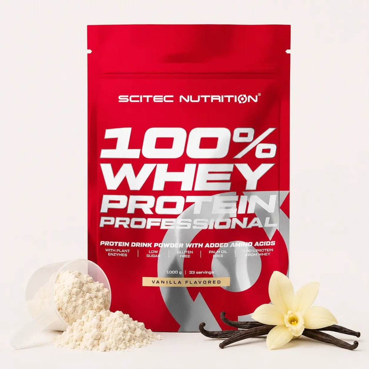 Scitec Nutrition 100% Whey Protein Professional 1 kg Molkenproteinpulver