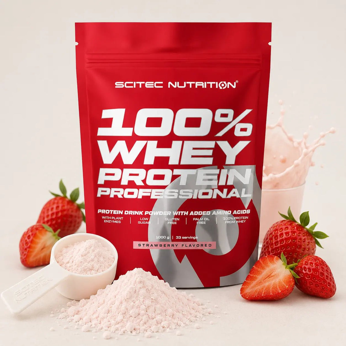 Scitec Nutrition 100% Whey Protein Professional 1 kg Molkenproteinpulver