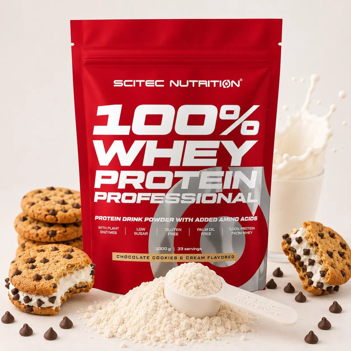 Scitec Nutrition 100% Whey Protein Professional 1 kg Molkenproteinpulver
