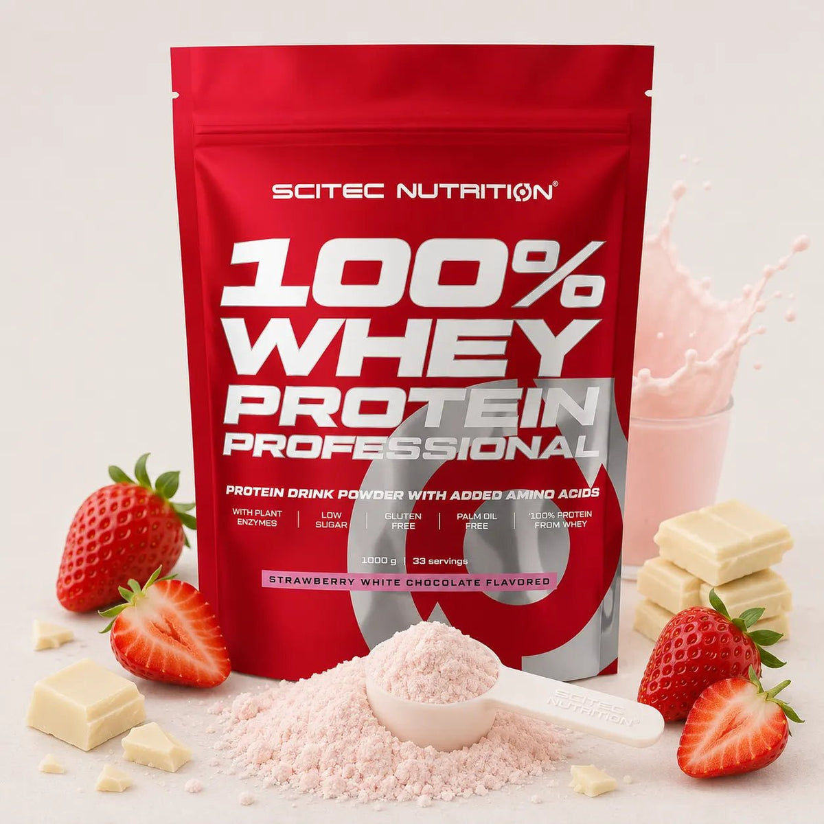 Scitec Nutrition 100% Whey Protein Professional 1 kg Molkenproteinpulver