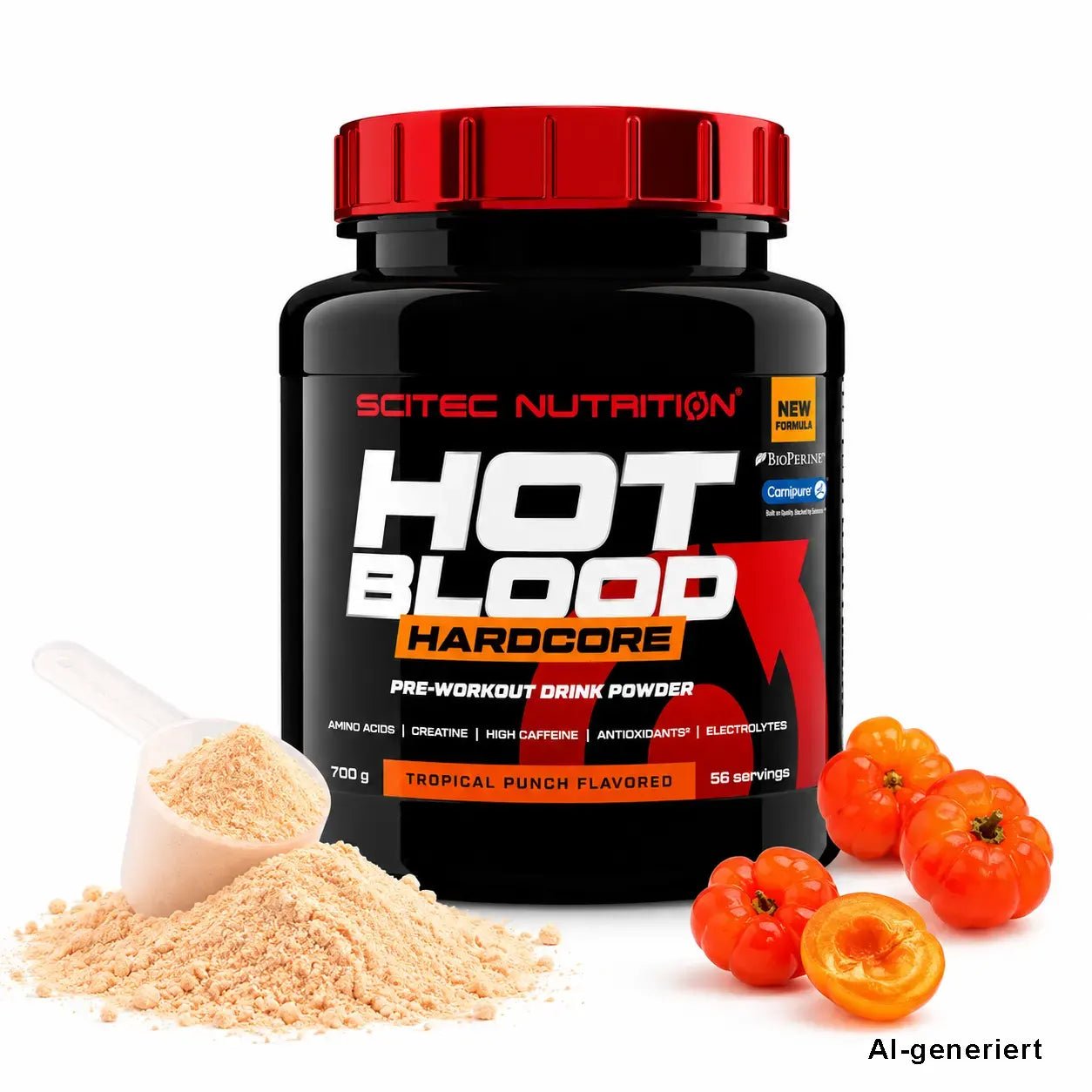 Scitec Nutrition Hot Blood Hardcore 700 g Pre-Workout-Pulver