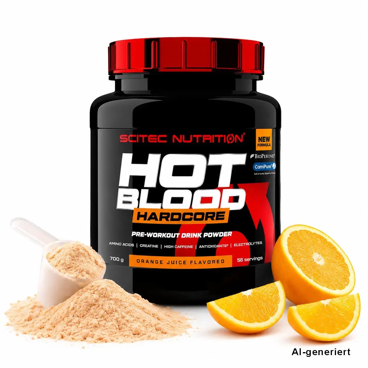 Scitec Nutrition Hot Blood Hardcore 700 g Pre-Workout-Pulver