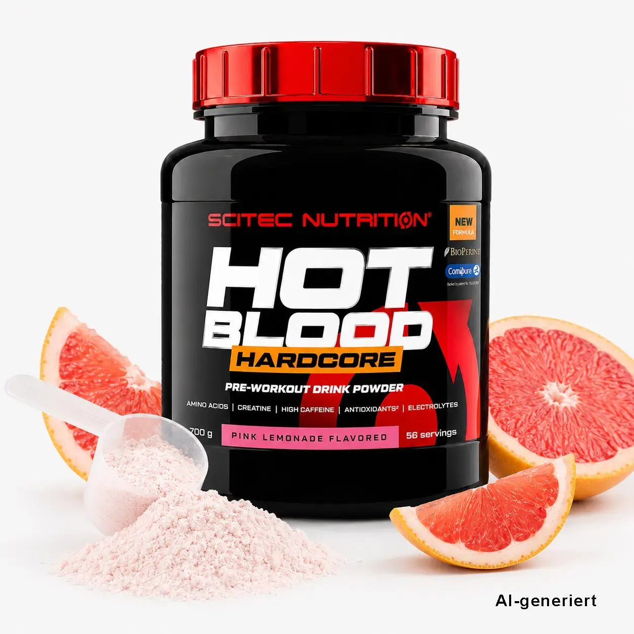 Scitec Nutrition Hot Blood Hardcore 700 g Pre-Workout-Pulver