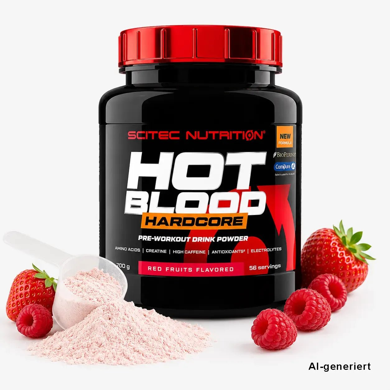 Scitec Nutrition Hot Blood Hardcore 700 g Pre-Workout-Pulver