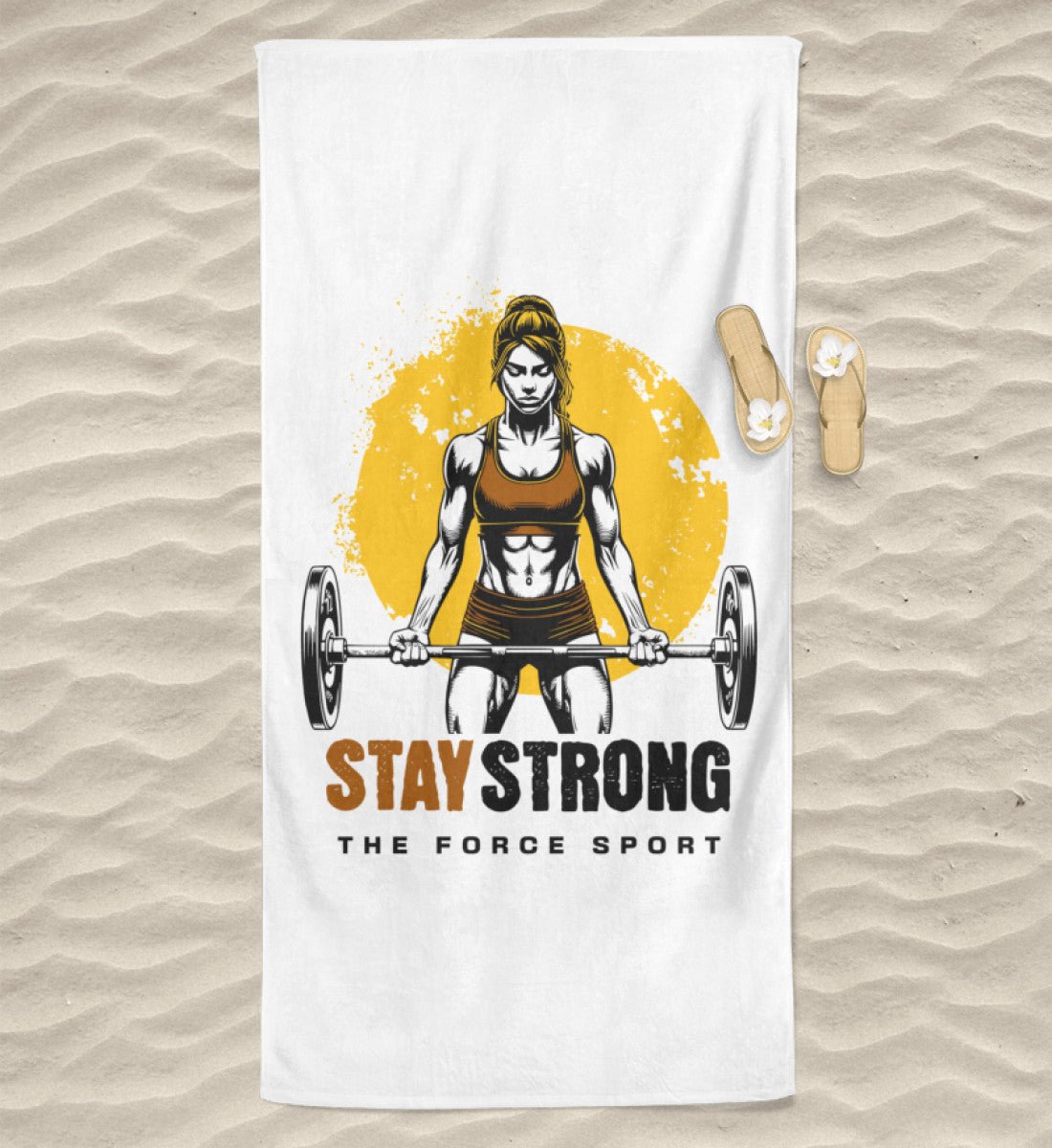 Stay Strong - High quality beach towel - THE FORCE SPORT