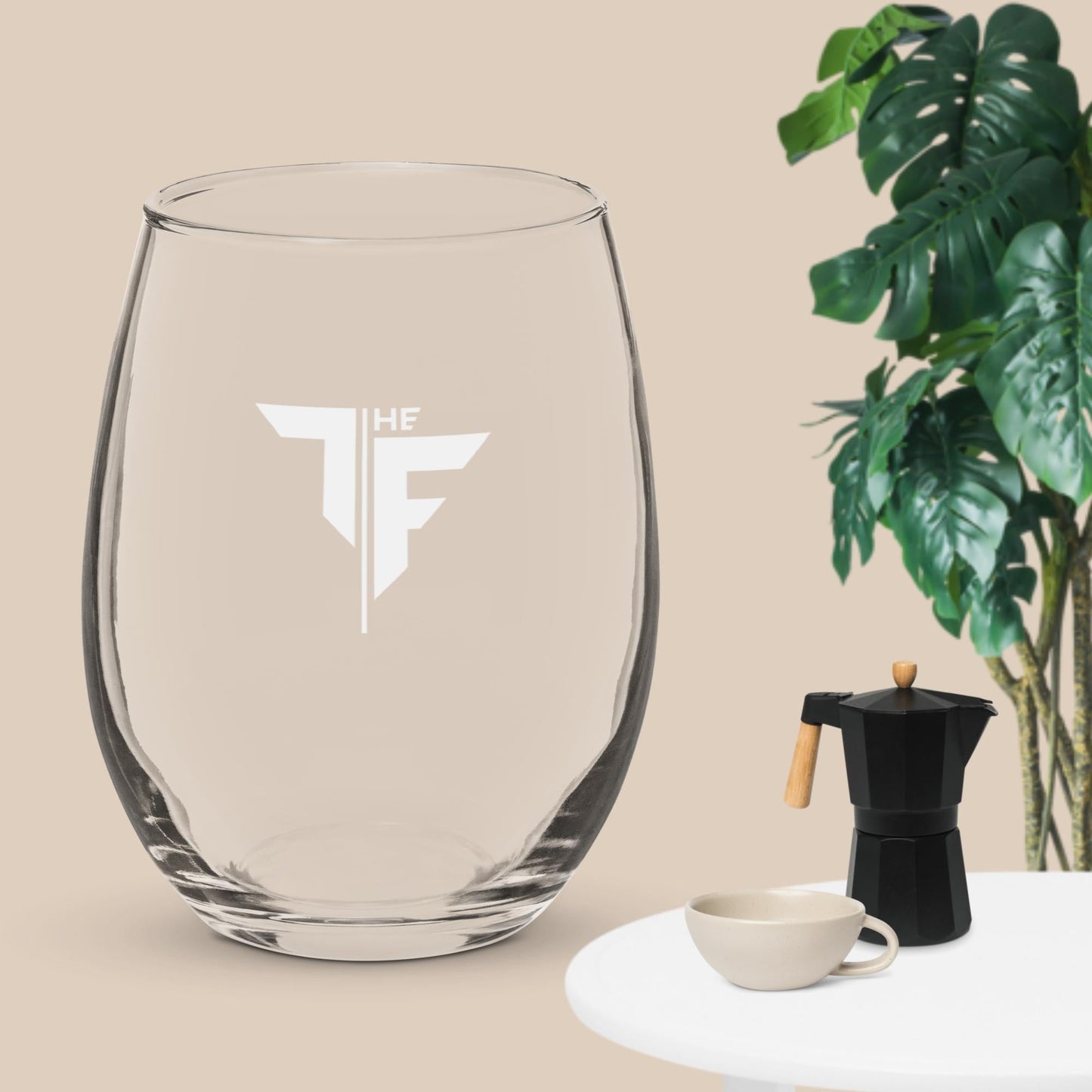 Stemless wine glass - THE FORCE SPORT