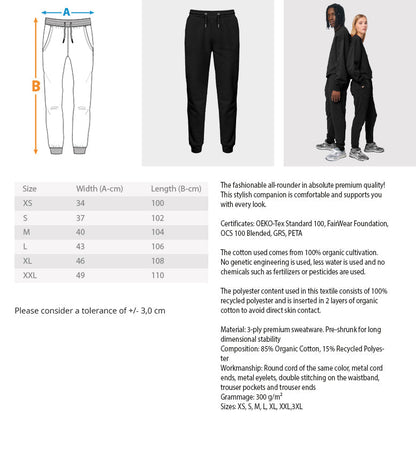 THE UNISEX JOGGER PANTS - with Embroidery - THE FORCE SPORT