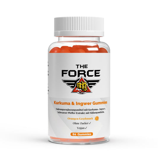 Kurkuma und Ingwer Gummies mit Schwarzer Pfeffer Extrakt – Orangen Geschmack