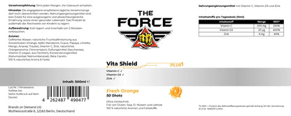 Vita Shield PLUS+ Shots - Fresh Orange - 500ml - THE FORCE SPORT