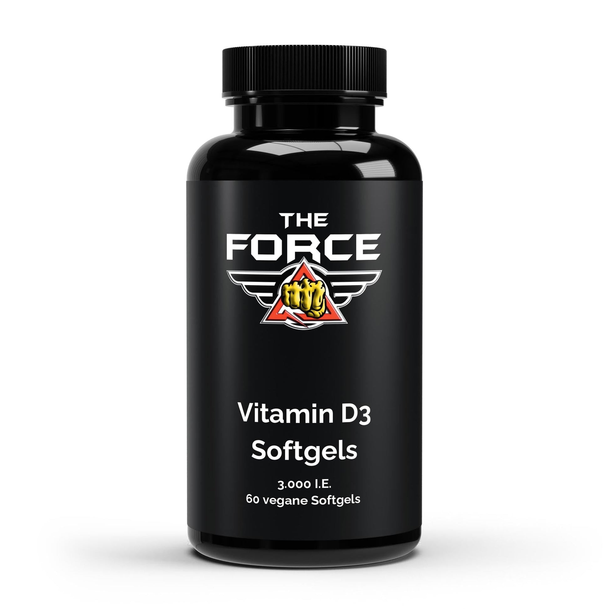 Vitamin D3 Softgels 3.000 I.E. – vegane hochdosierte D3 Kapseln – The Force
